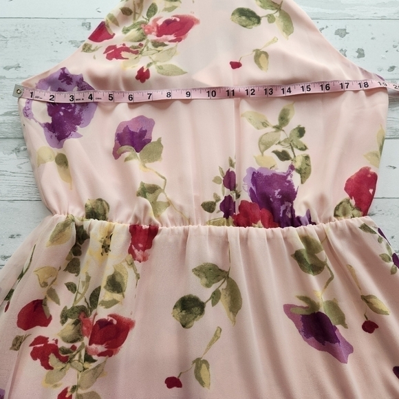 Ralph Lauren Floral Pink Halter Top Mini Dress Sizes 10 12 and 14 NWT - Picture 10 of 17